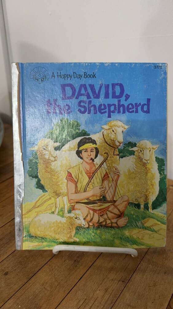 Vintage A Happy Day Book David The Shepherd #3723